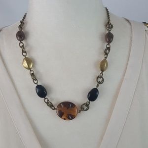 Vintage - Multi Color Bead Necklace